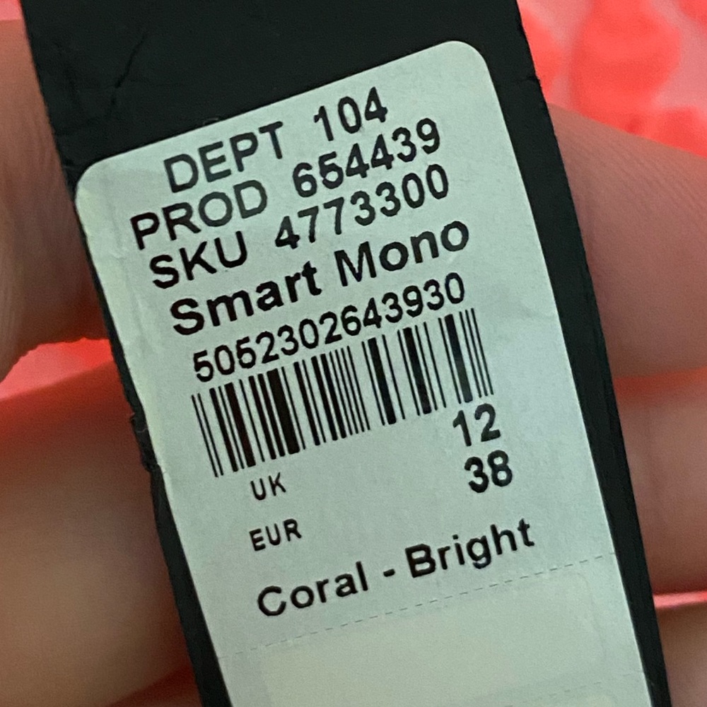 NWT RIVER ISLAND Neon Coral Dress - Picture 4 of 6